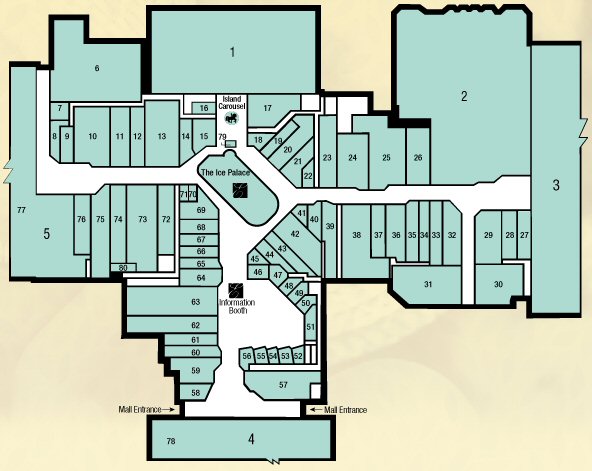 Eastdale Mall map