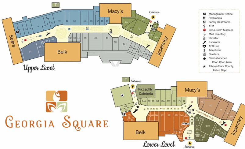 Georgia Square map
