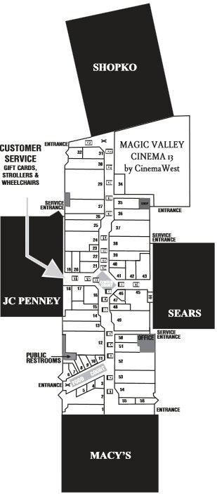 Magic Valley Mall map
