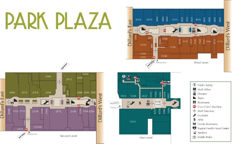 Park Plaza Mall map