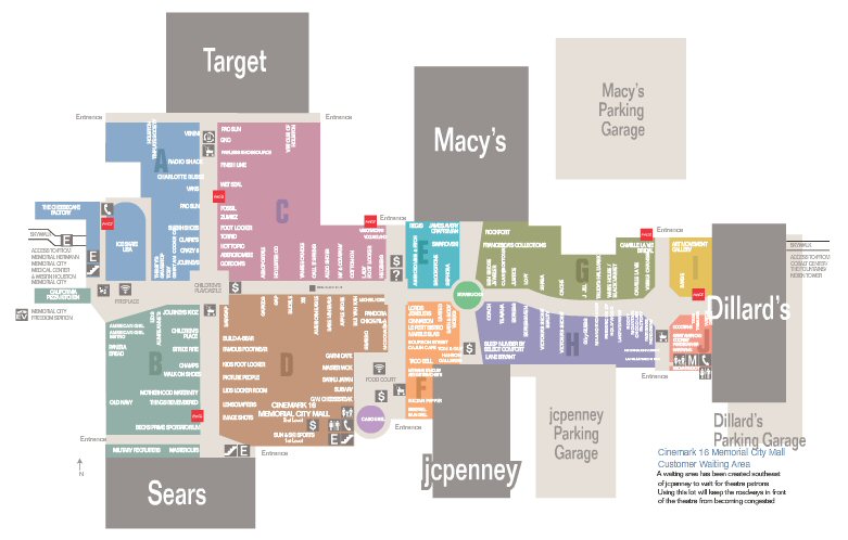 Memorial City Mall map