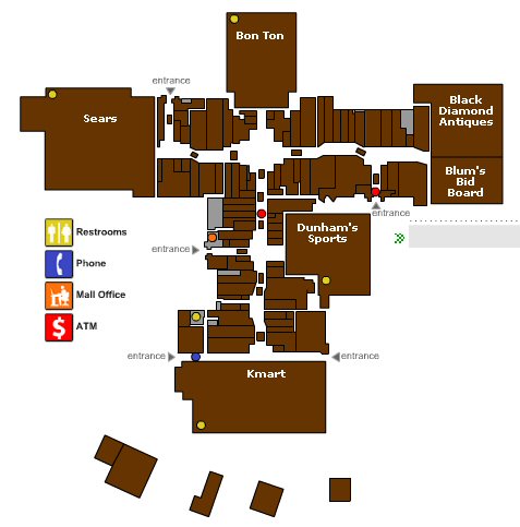 Schuylkill Mall map