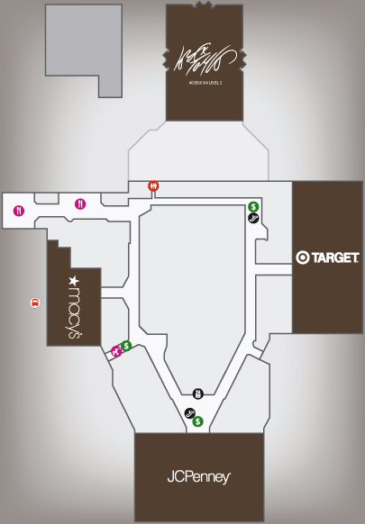 Trumbull Mall map