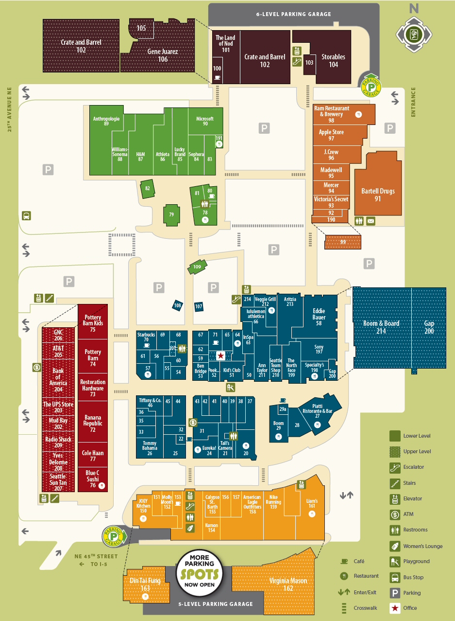 University Village map